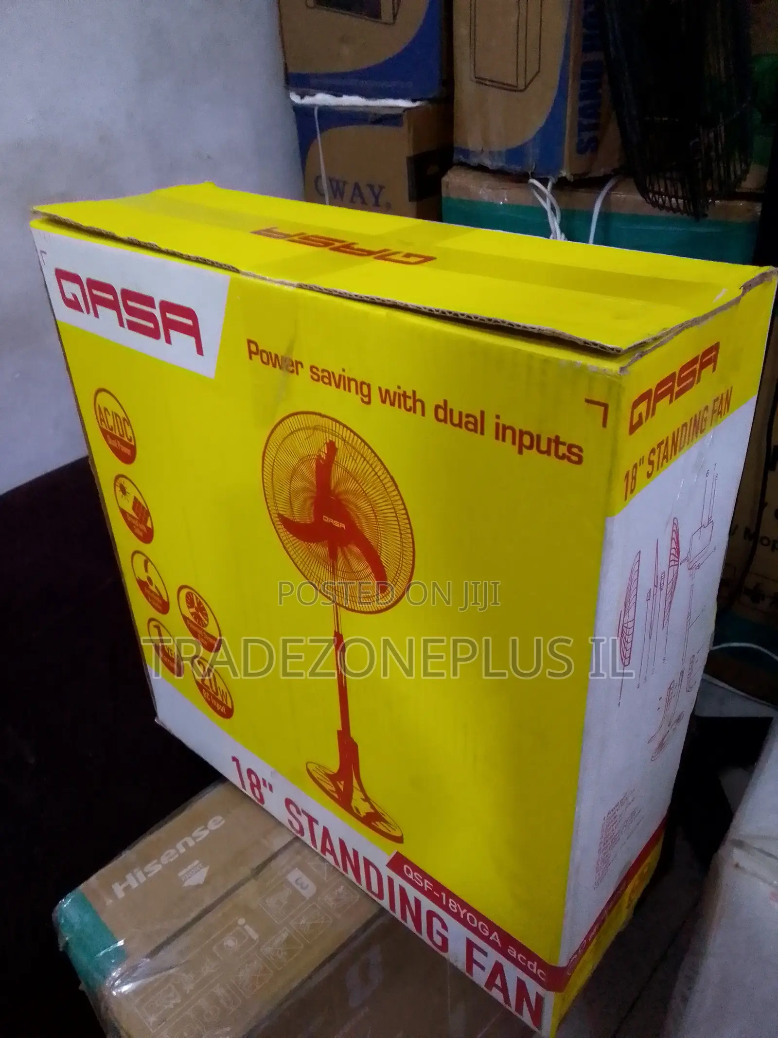 Affordable Pedestal Cooling Solution 18inches Qasa Fan
