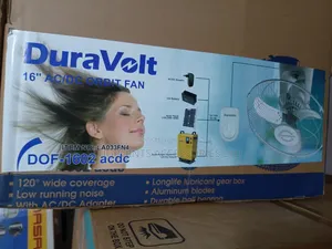 Duravolt Orbit Fan 16" AC/Dc 20w