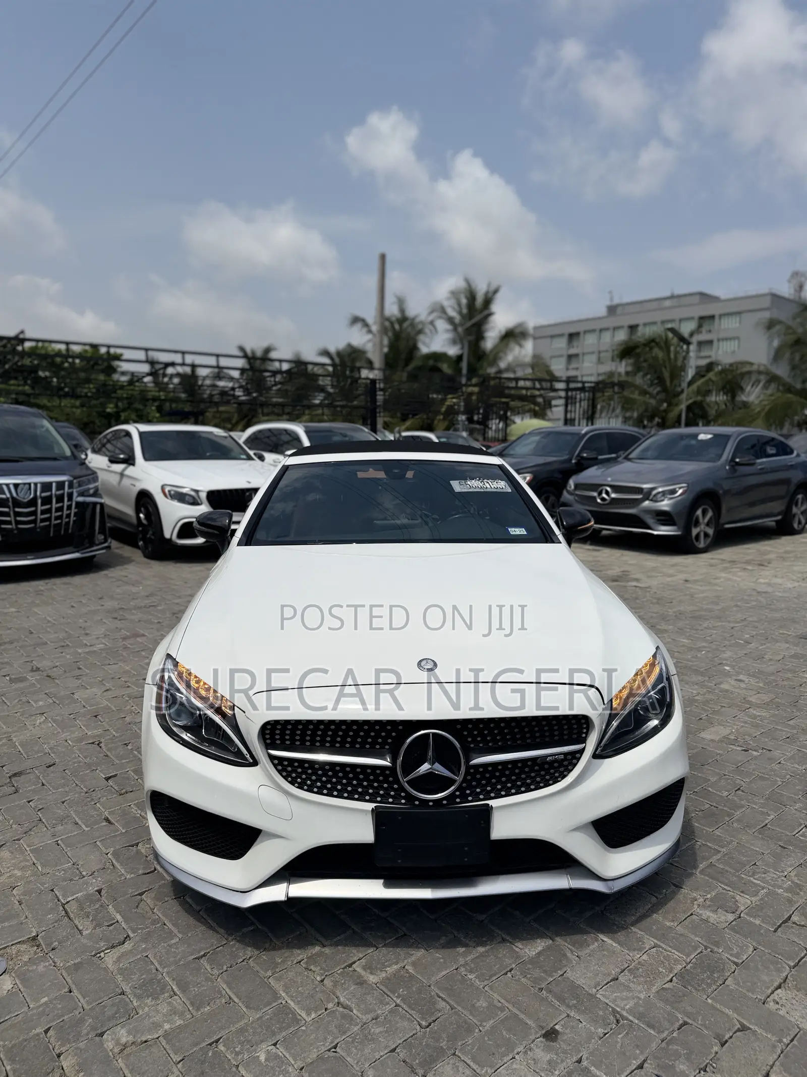 Mercedes-Benz C43 4Matic Cabriolet AWD (3.0L V6 9AM) 2017 White