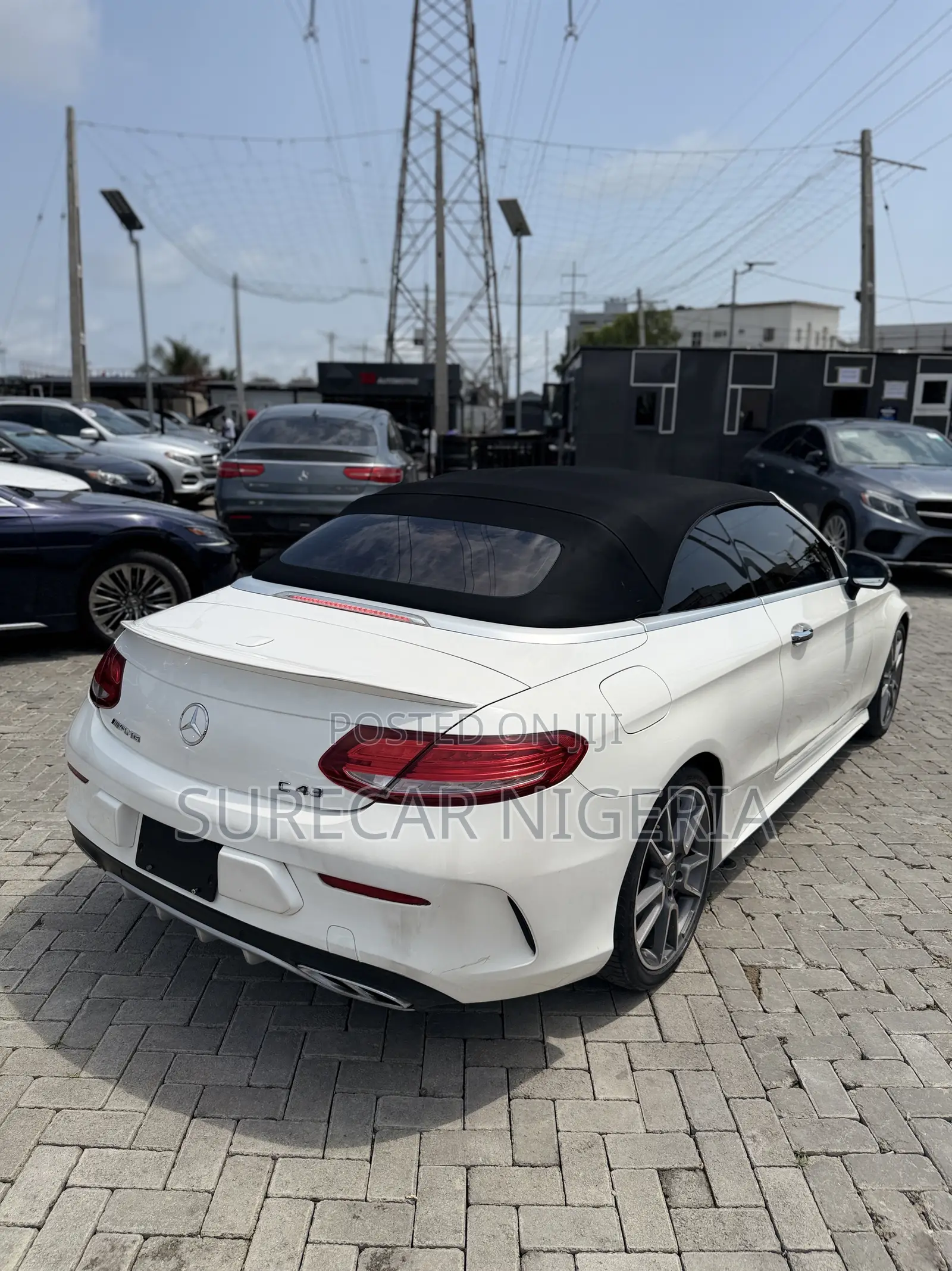 Mercedes-Benz C43 4Matic Cabriolet AWD (3.0L V6 9AM) 2017 White