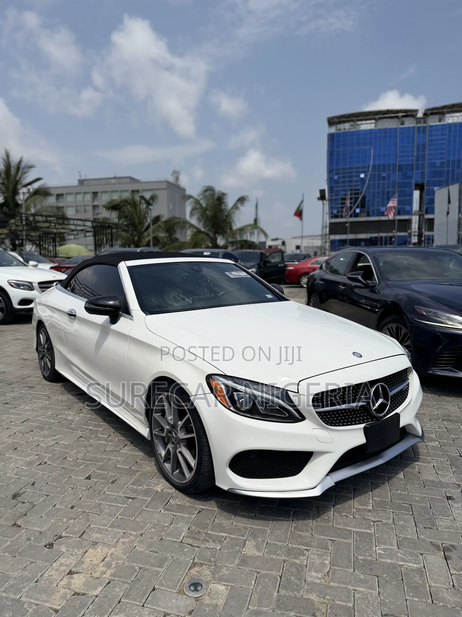 Mercedes-Benz C43 4Matic Cabriolet AWD (3.0L V6 9AM) 2017 White