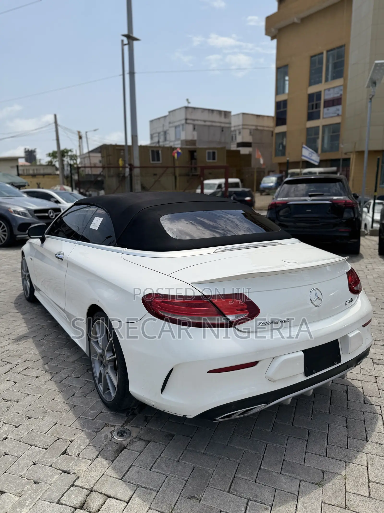 Mercedes-Benz C43 4Matic Cabriolet AWD (3.0L V6 9AM) 2017 White