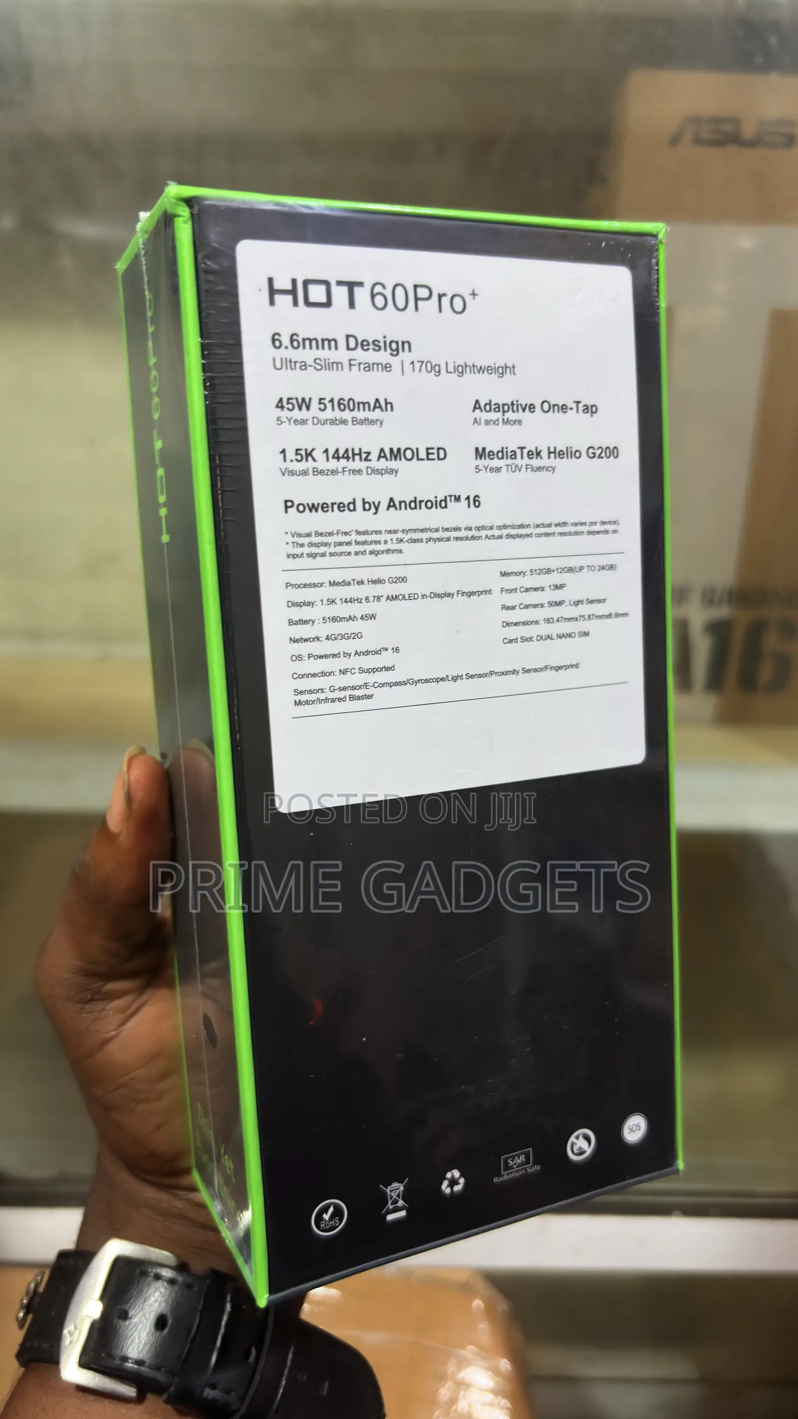New Infinix Hot 60 Pro 256 GB Blue