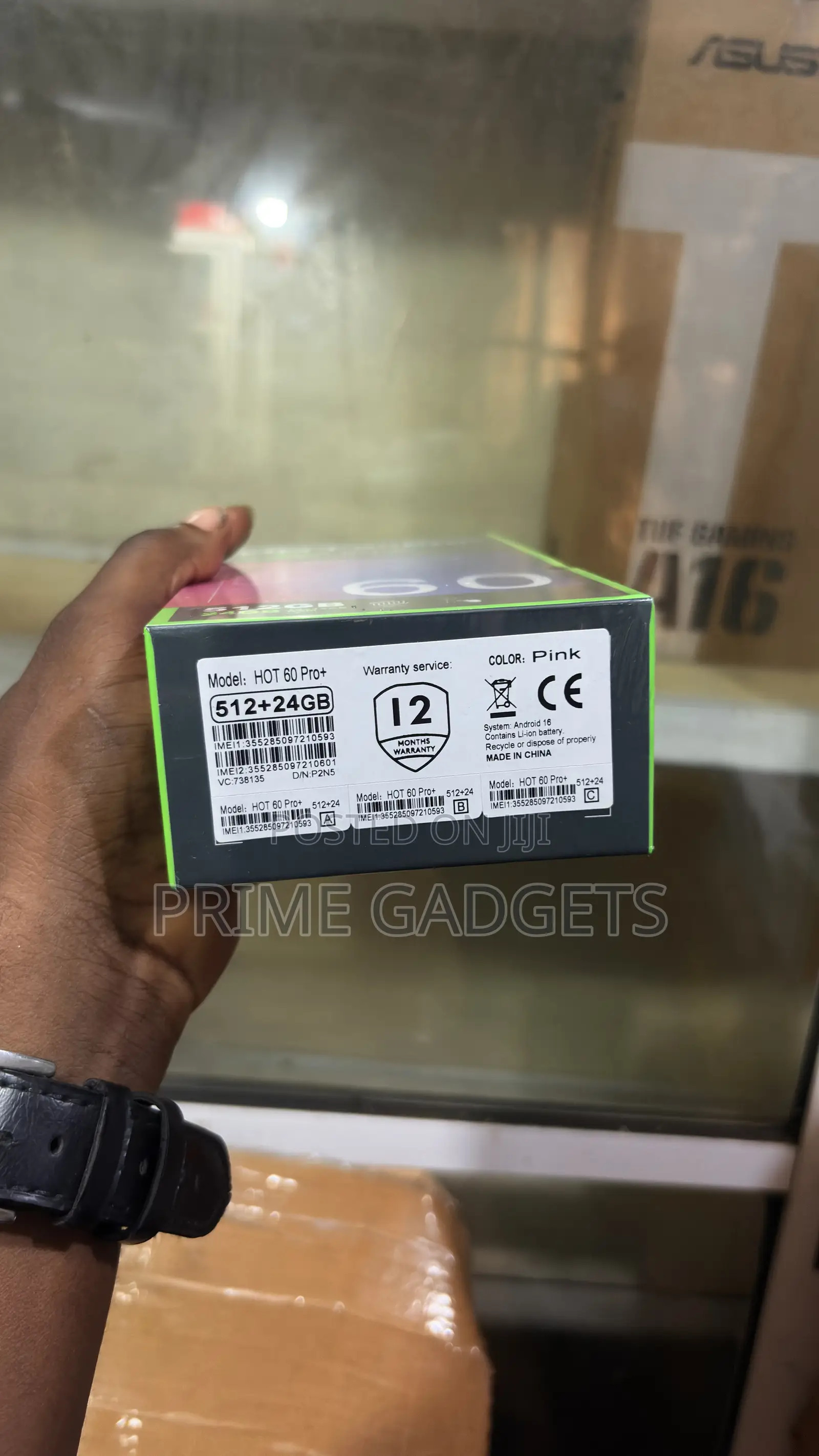 New Infinix Hot 60 Pro 256 GB Blue