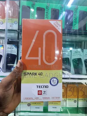 New Tecno Spark 40 256 GB Gray