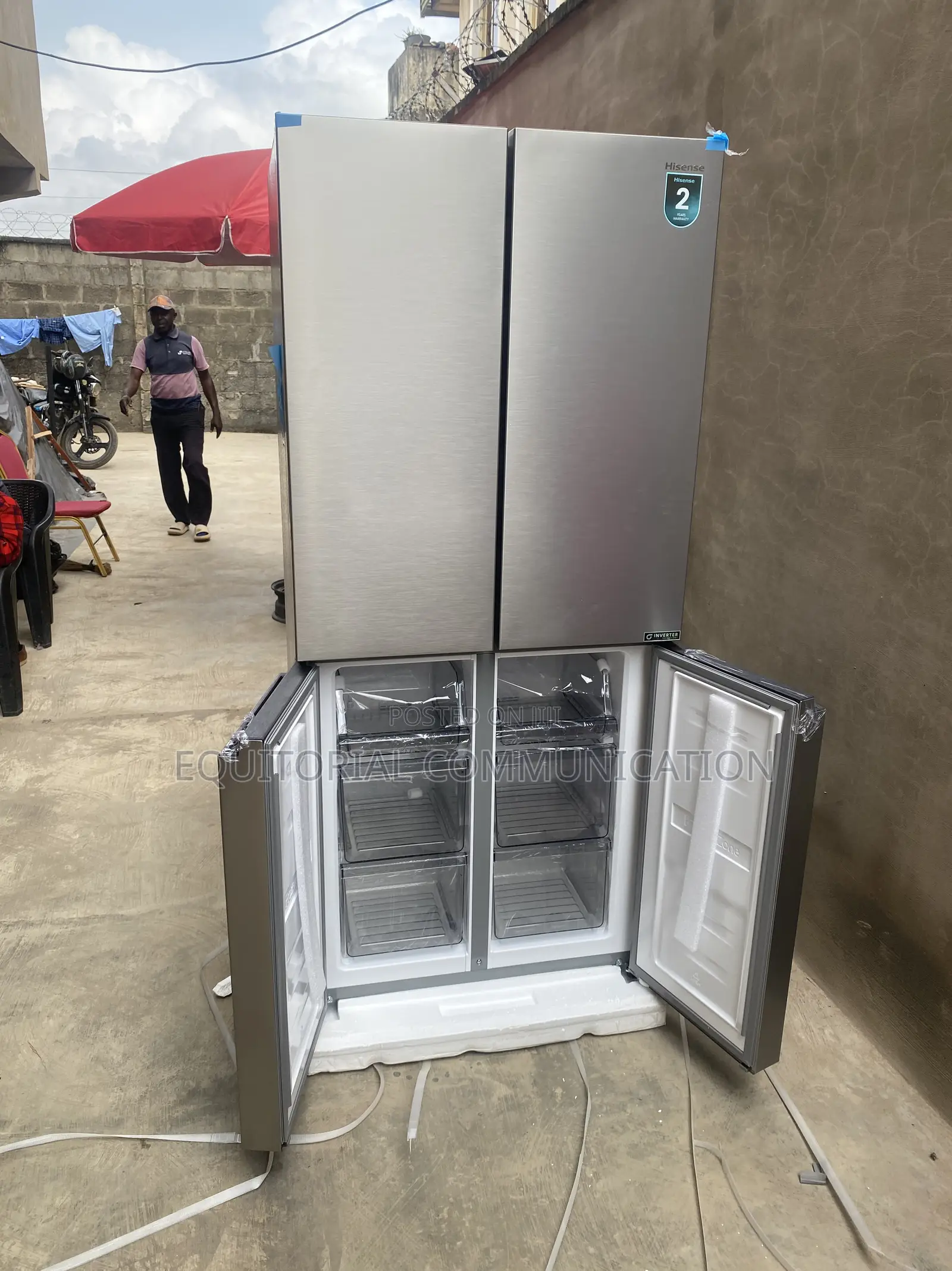 Hisense 392L Inverter Refrigerator With Easy Temperature Adjustment