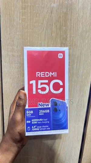 New Xiaomi Redmi 15C 4G 256 GB Black