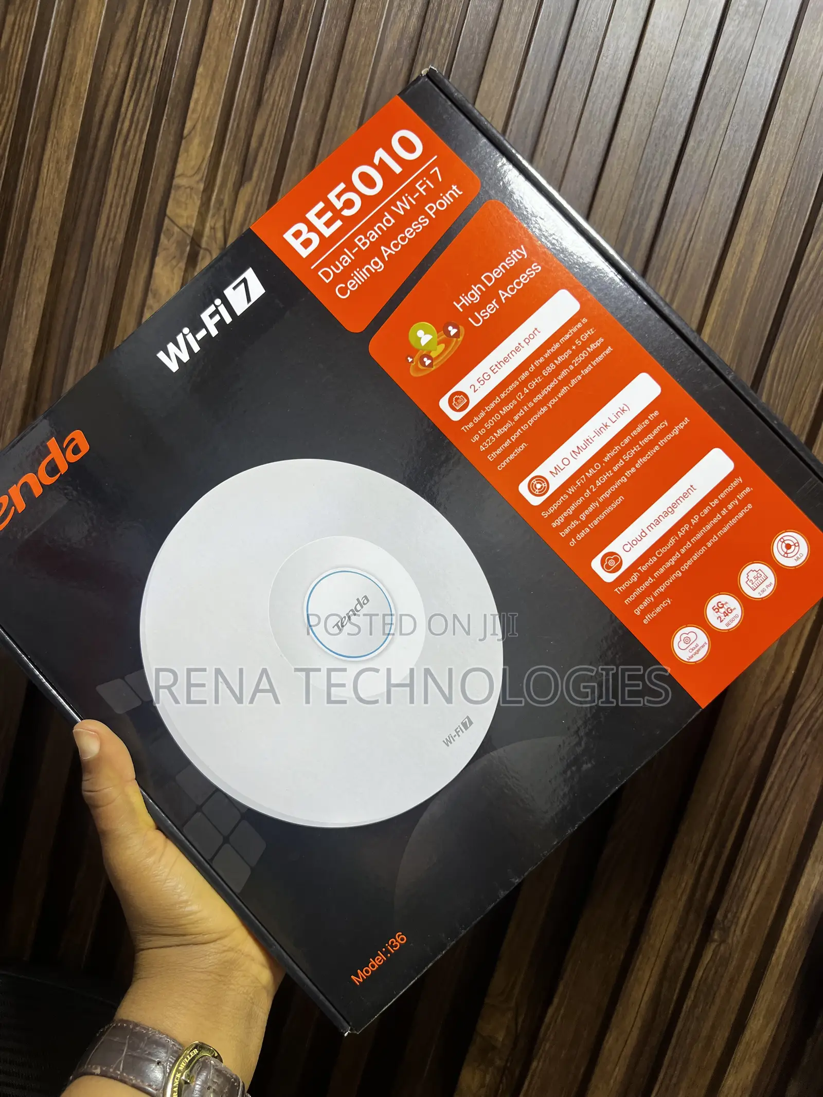 TENDA I36 BE5010 Dual-Band WiFi7 Ceiling Access Point