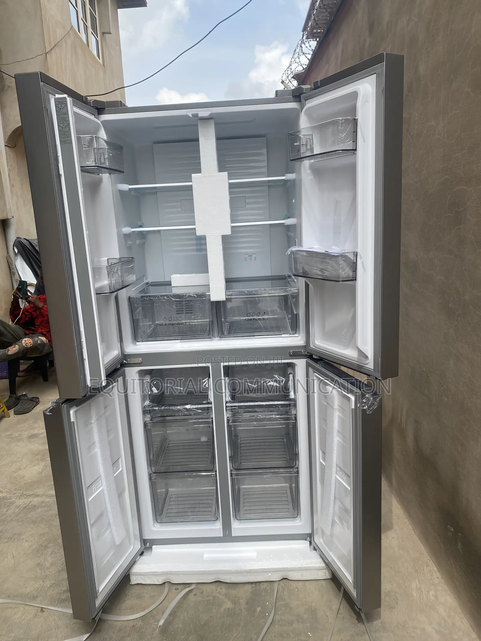 Hisense Four-Door 392L Inverter Fridge With LED Display