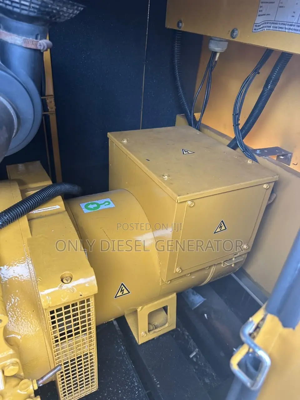 Yellow 30kva Mantrac Soundproof Generator
