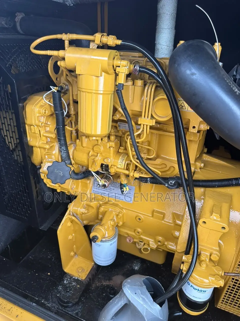 Yellow 30kva Mantrac Soundproof Generator