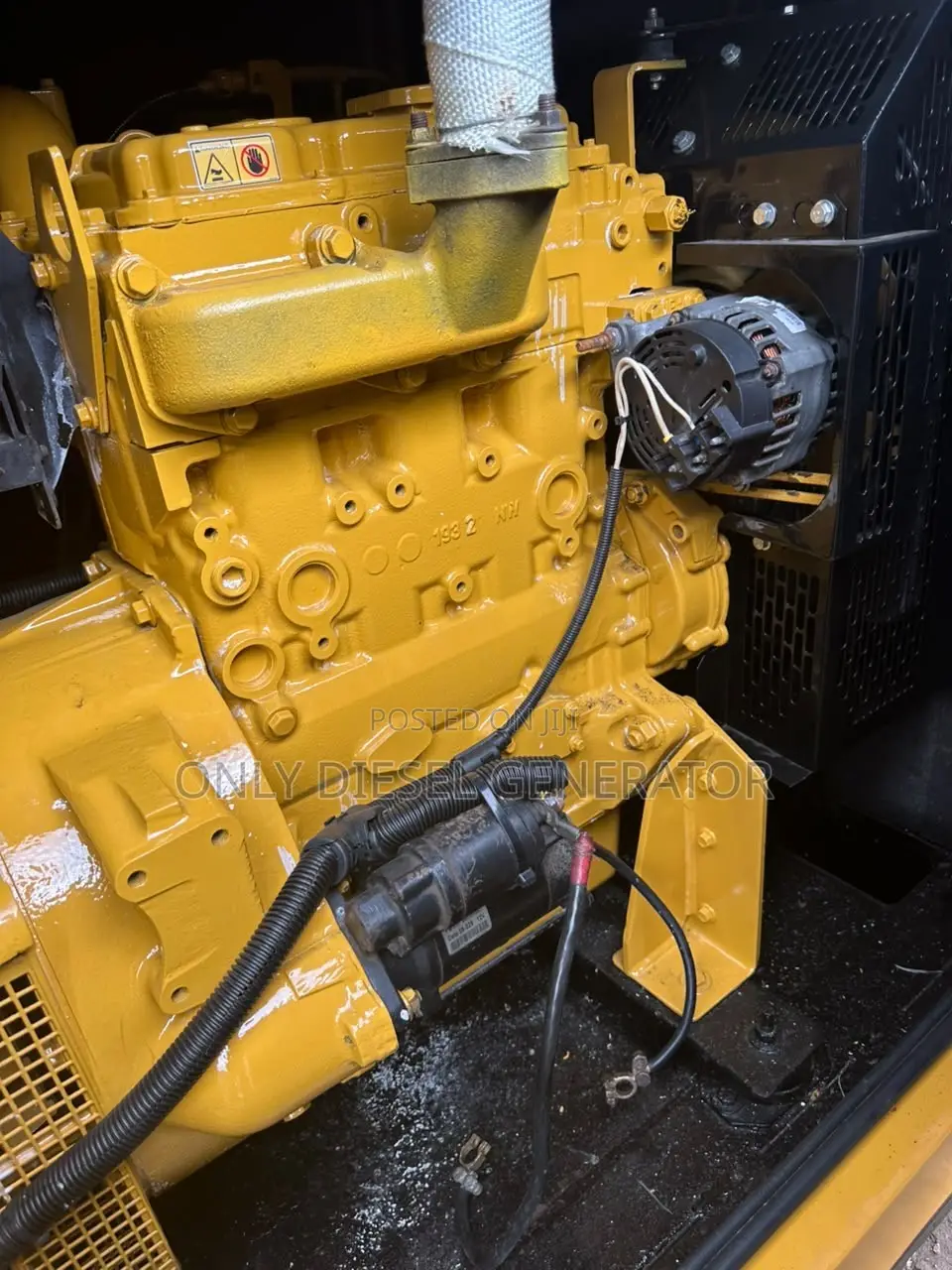 Yellow 30kva Mantrac Soundproof Generator