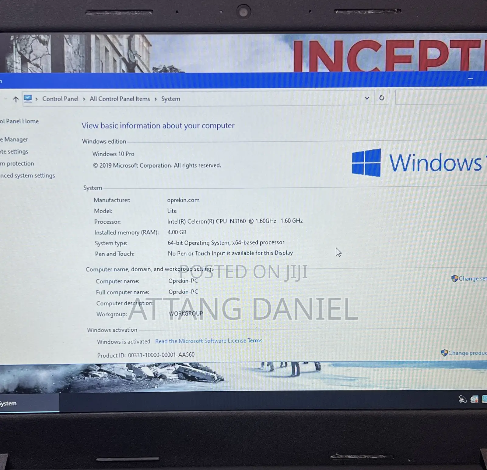 Laptop Lenovo Chromebook N42 4GB Intel Celeron eMMC 16 GB