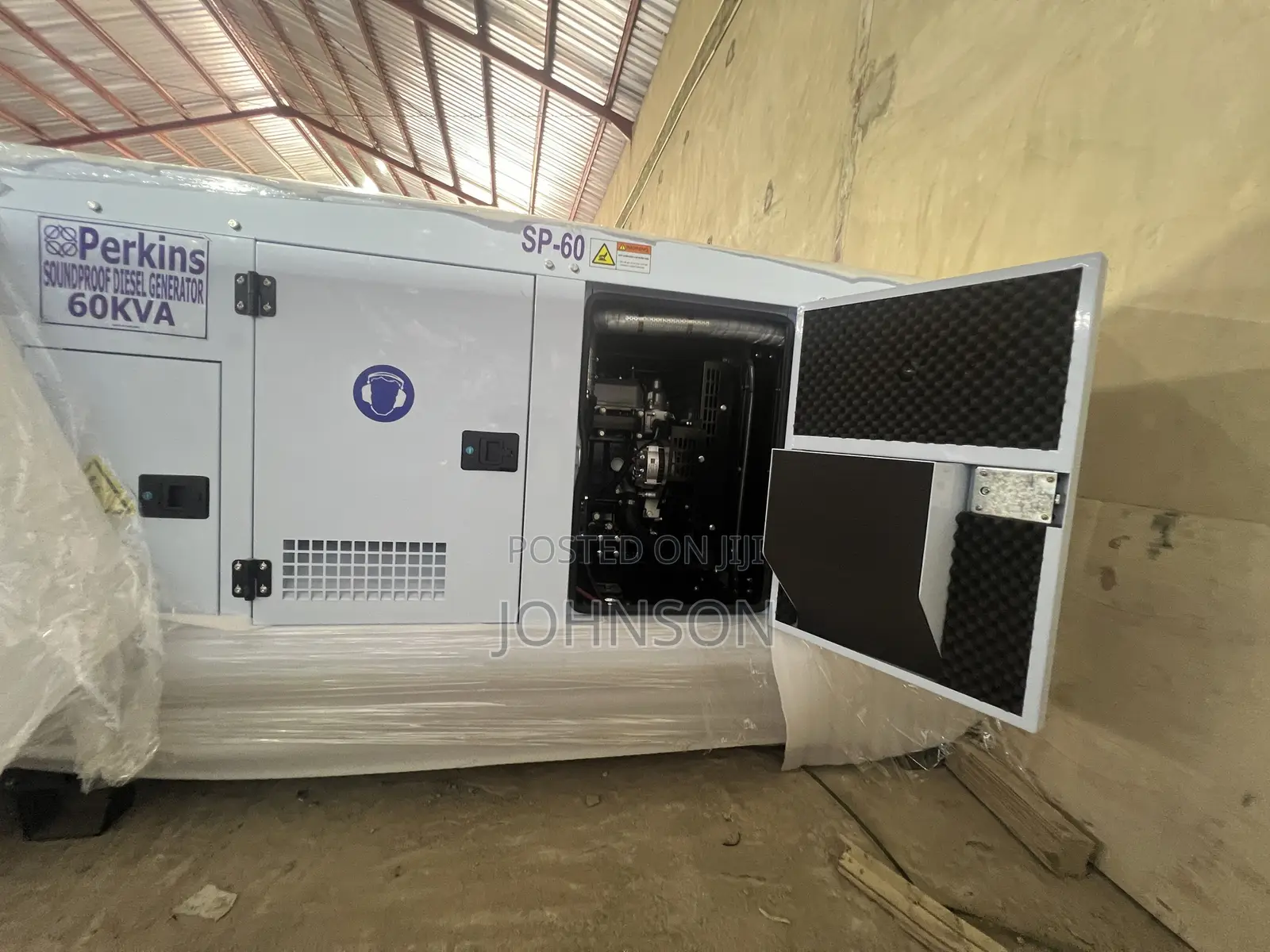 60kva Brand New Perkins Soundproof Diesel Generators 100% Copper 