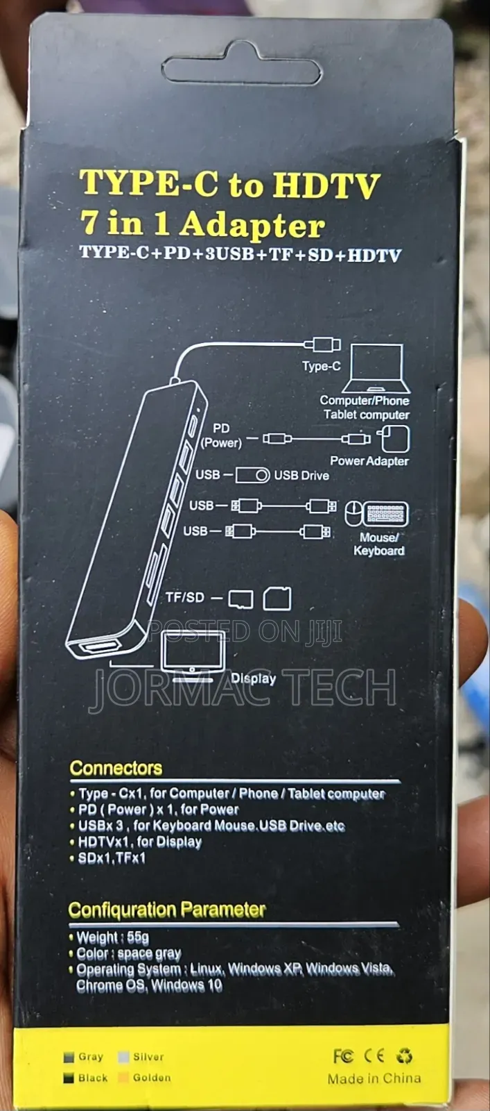 Type-C to HDTV 7 in 1