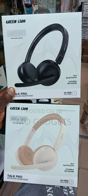 Brand New Green Lion Talk Pro Wireless Headphone (ANC + ENC) - 54 HRS