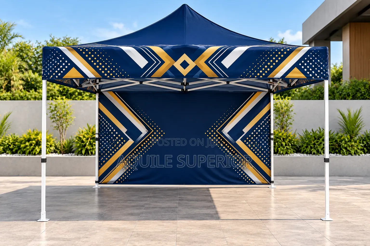 2x2m Branded Gazebo Tent With Backdrop for Events & Promotions