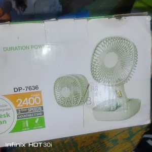 Collapsible Rechargeable Desk Fan