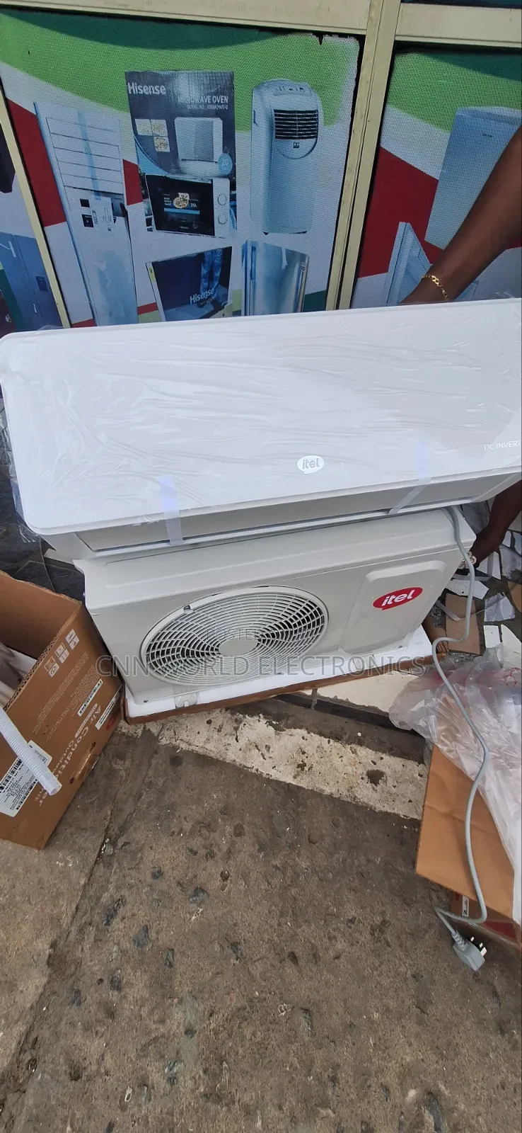Brand New Itel 1.5hp DC Inverter Split AC Copper Super Cooling