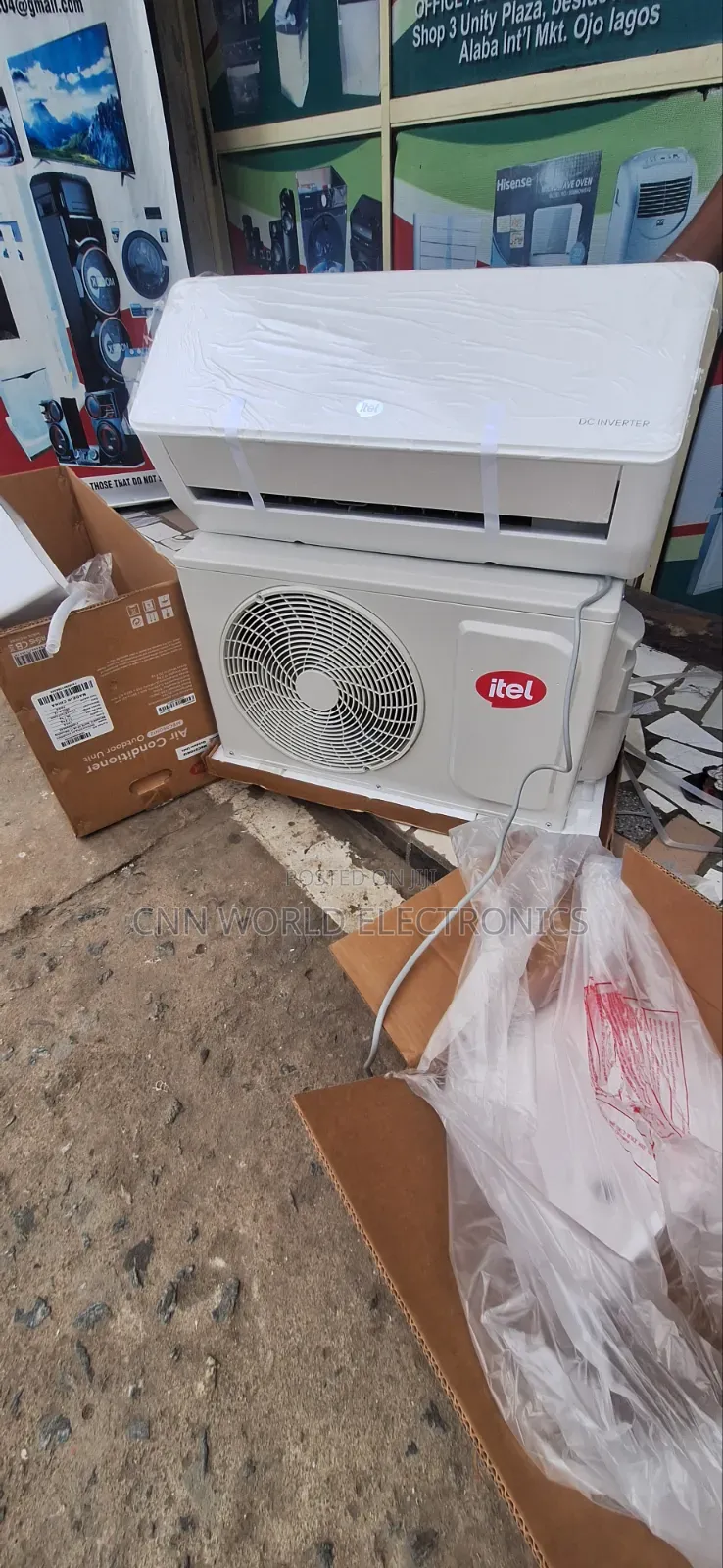 Brand New Itel 1.5hp DC Inverter Split AC Copper Super Cooling