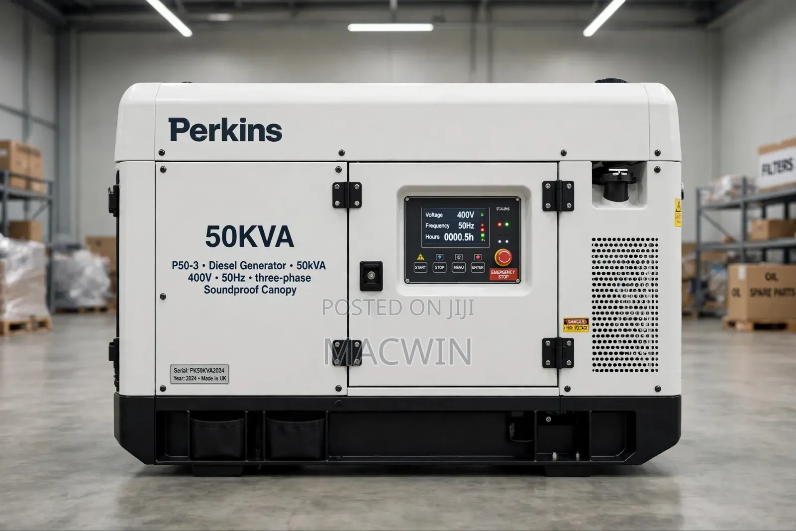 50kva Perkins Diesel Soundproof Generator