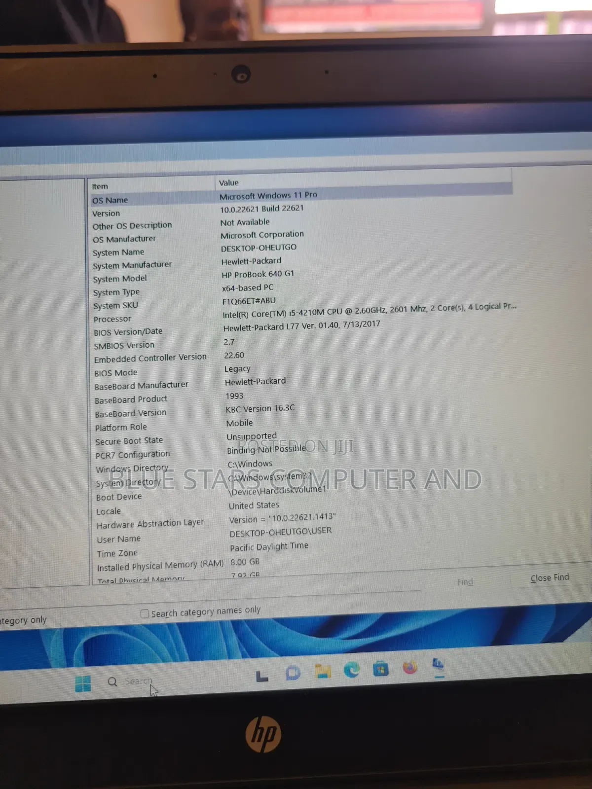 Laptop HP ProBook 640 G1 8GB Intel Core i5 SSD 256GB