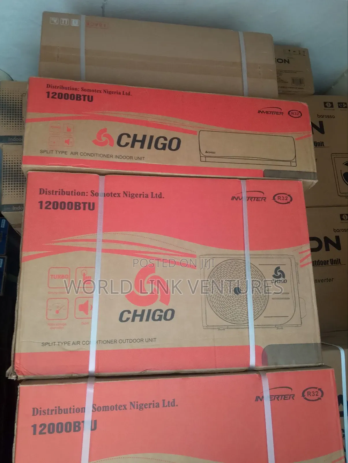 Chigo Inverter AC 1.5 HP Split Unit With Installation Kits