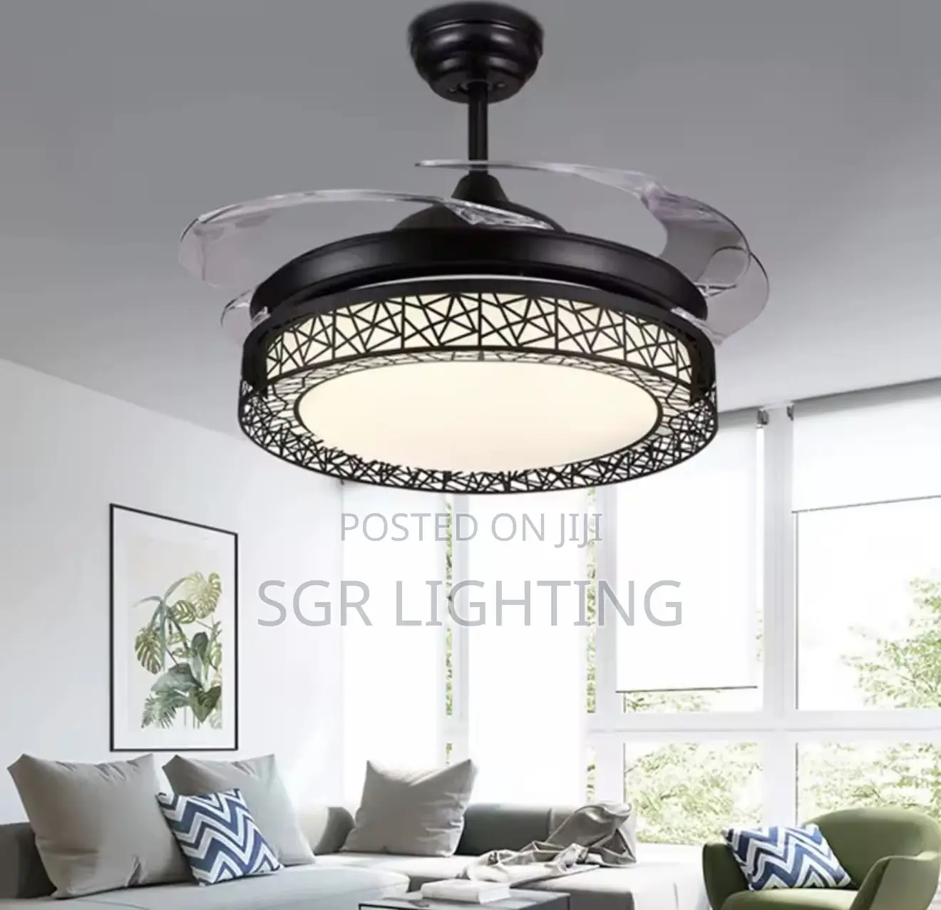 Fan Chandelier,bedroom Chandelier,sitting Room Light Living Room Light