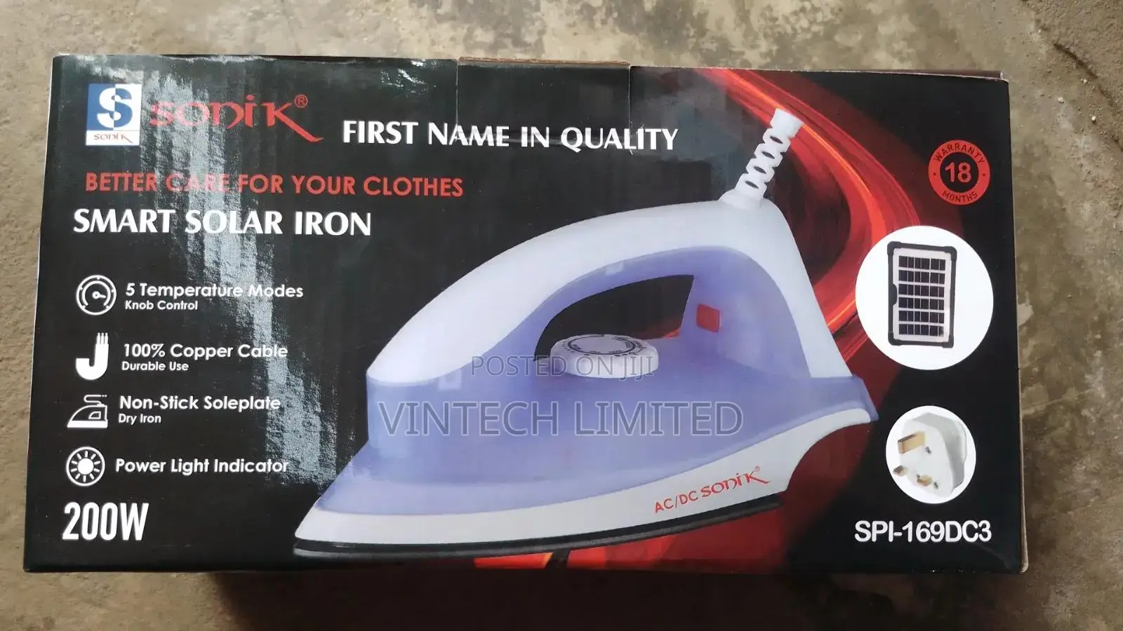 Solar Dry Iron