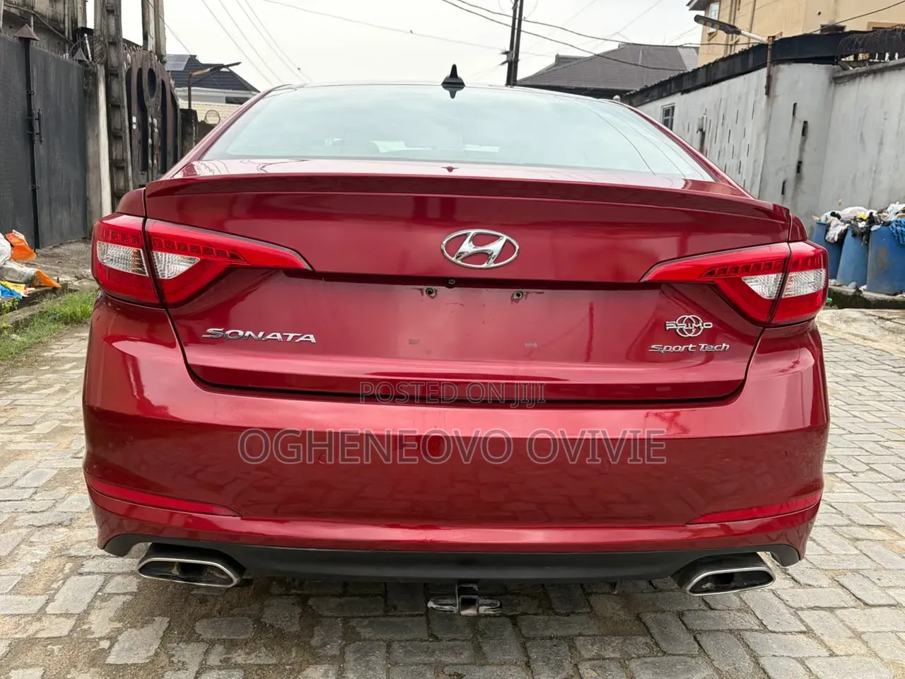 Hyundai Sonata Sport 4dr Sedan (2.4L 4cyl 6A) 2015 Red