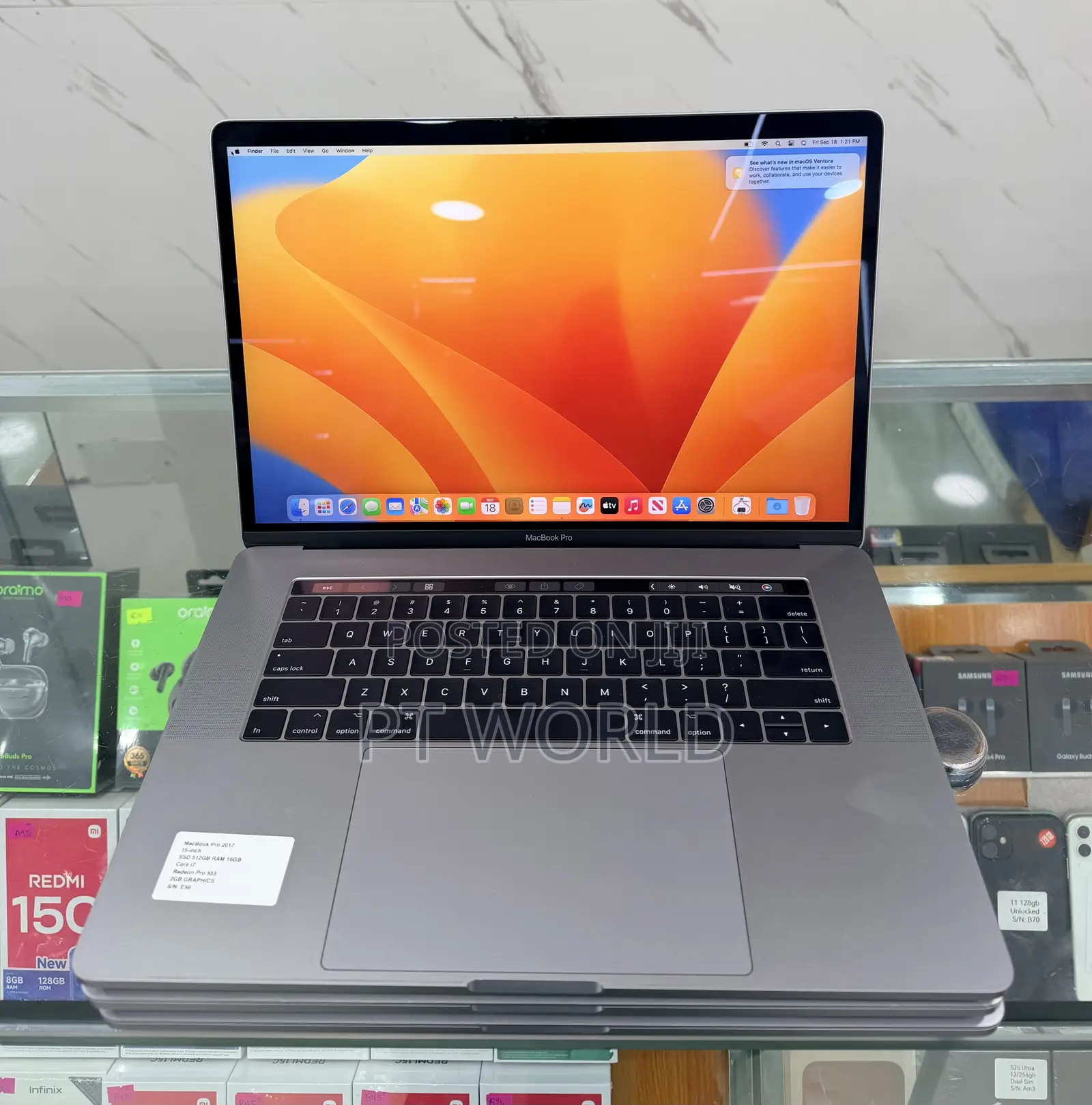 Laptop Apple MacBook Pro 2017 16GB Intel Core i7 SSD 512GB