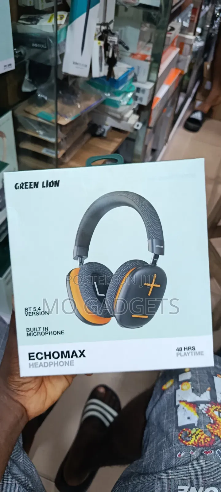 New Green Lion Echo Max Wireless Headphones 48Hrs With Built in Mic