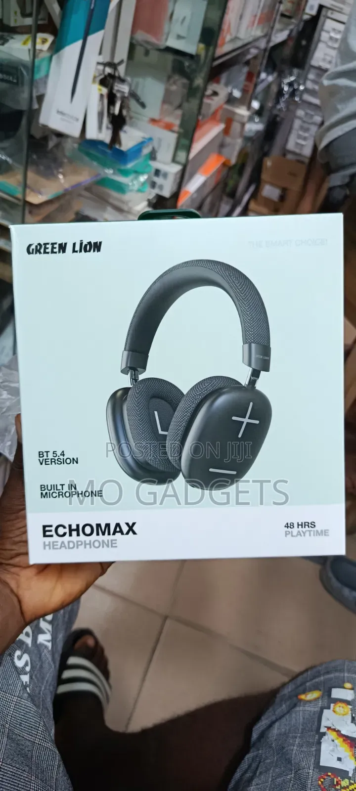 New Green Lion Echo Max Wireless Headphones 48Hrs With Built in Mic