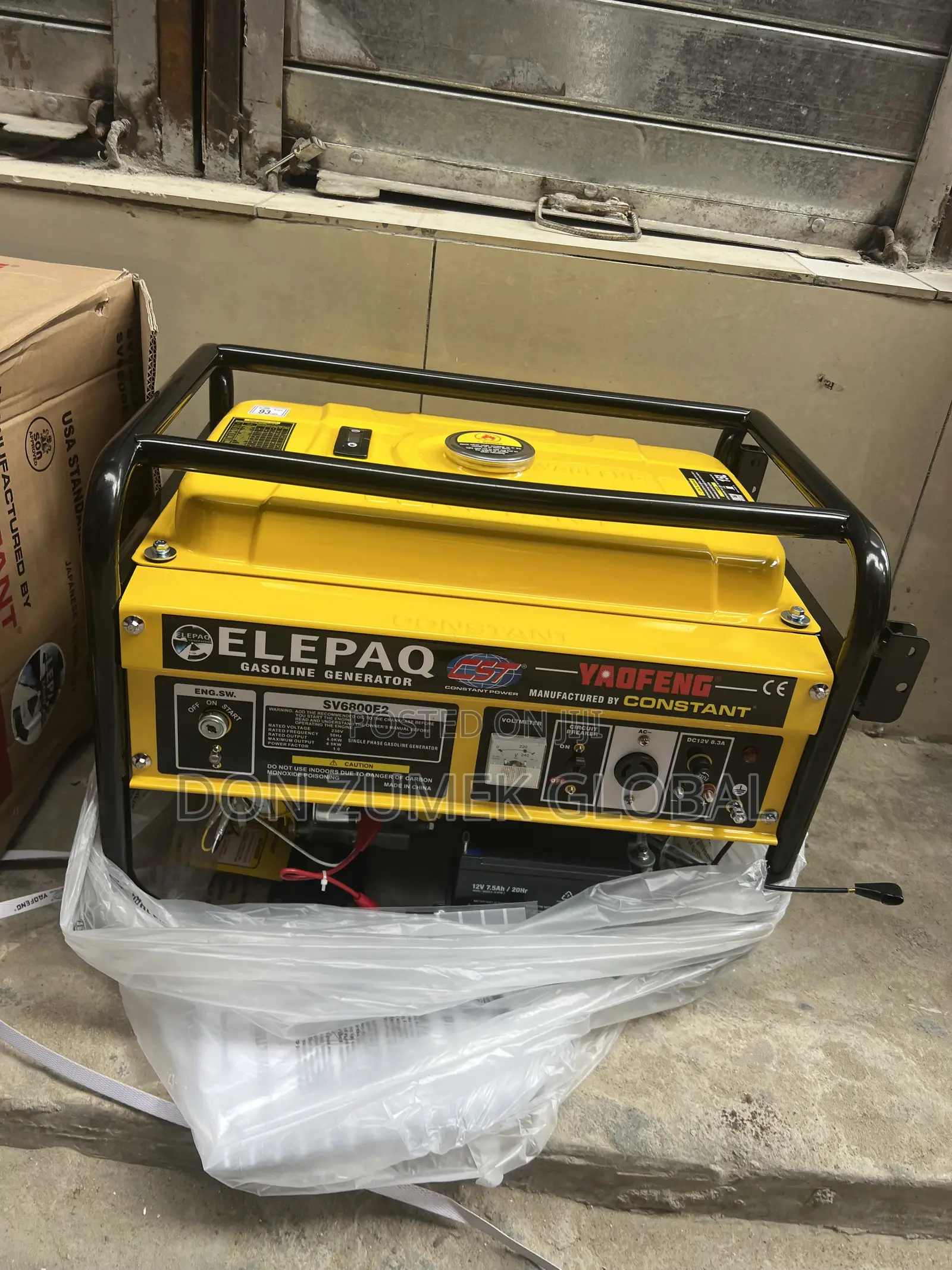Original Elepaq Constant Key Start 4.5kva 100% Cool Coil