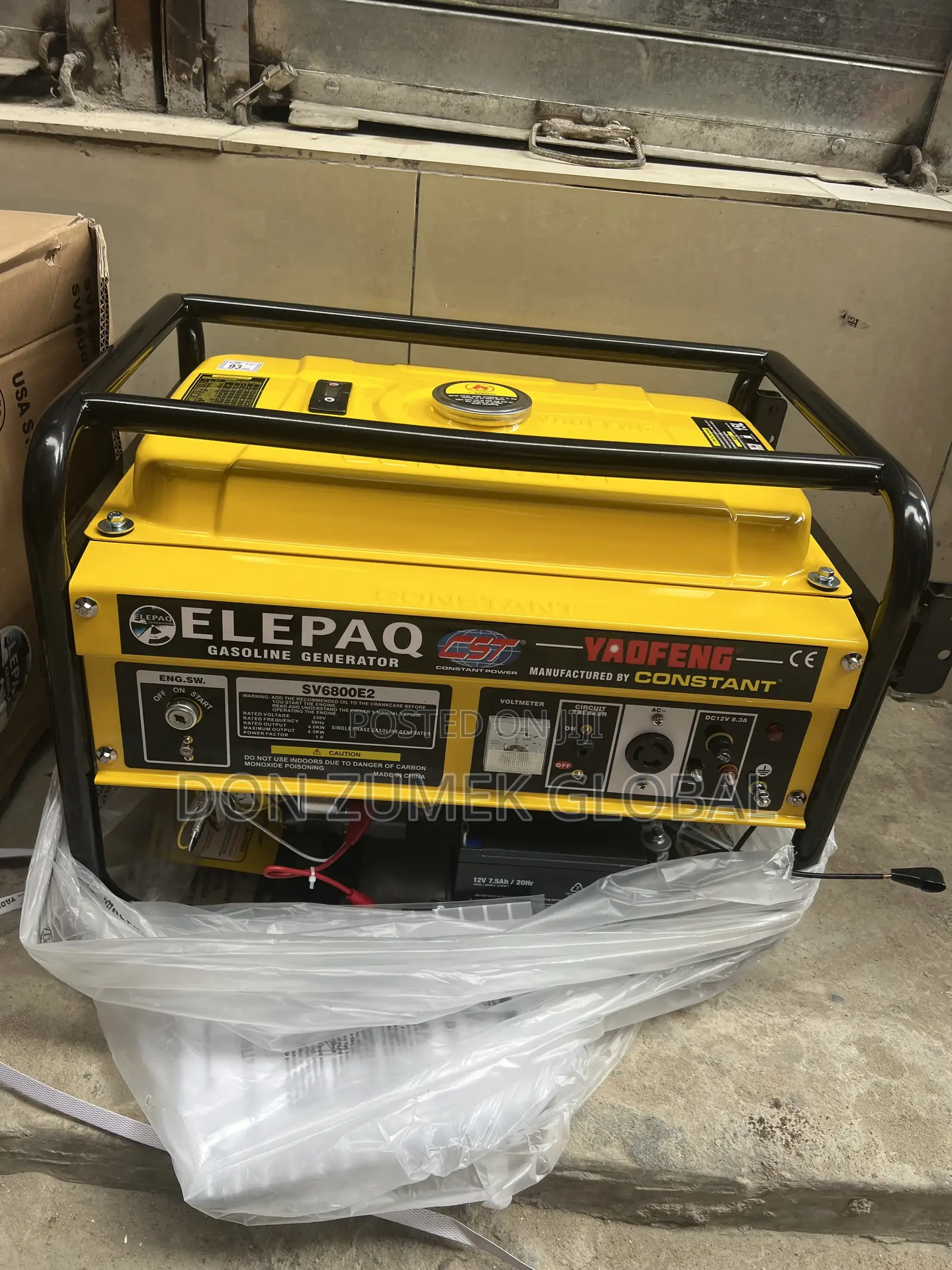 Original Elepaq Constant Key Start 4.5kva 100% Cool Coil