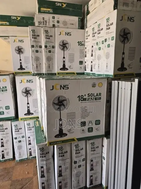 18 Inch Rechargeable Solar Fan