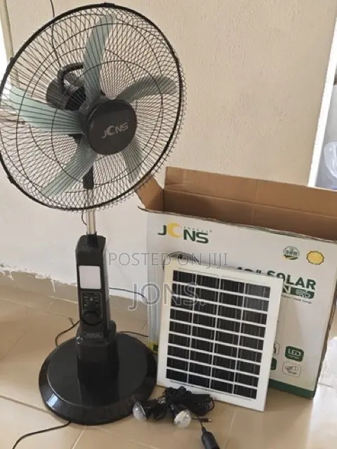 18 Inch Rechargeable Solar Fan