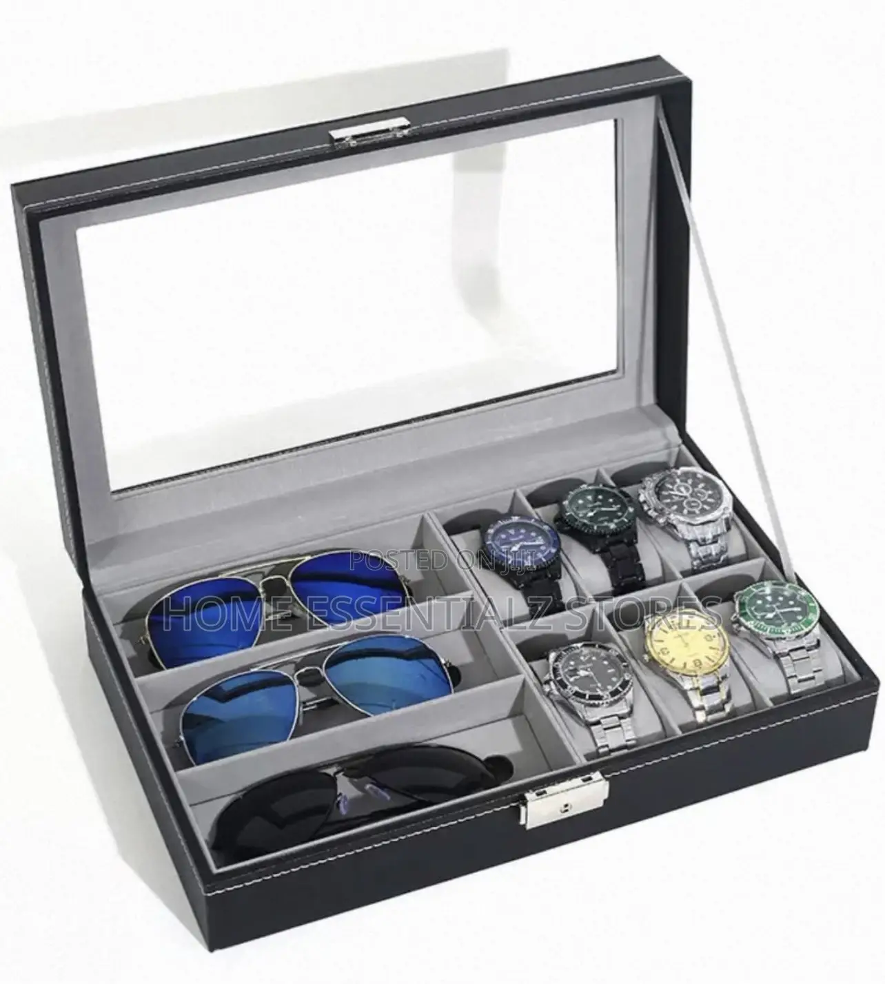 Luxury Watch and Sunglasses Organizer Box - Jewelry Box