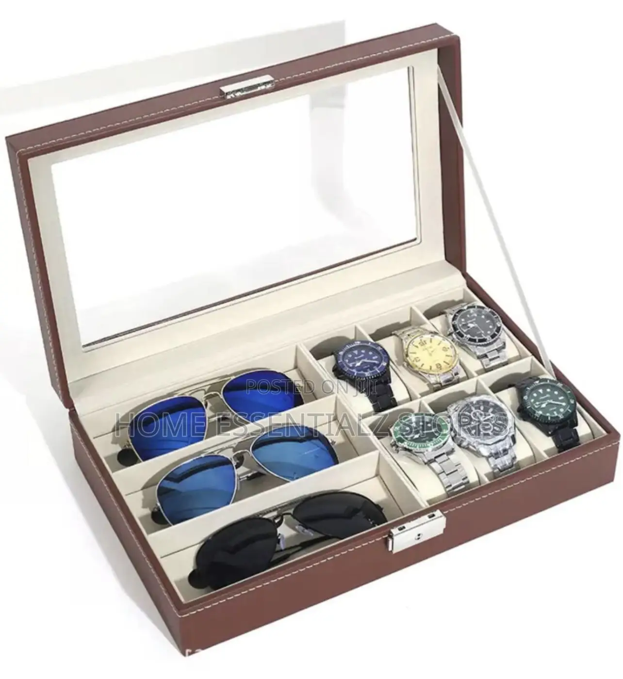 Luxury Watch and Sunglasses Organizer Box - Jewelry Box