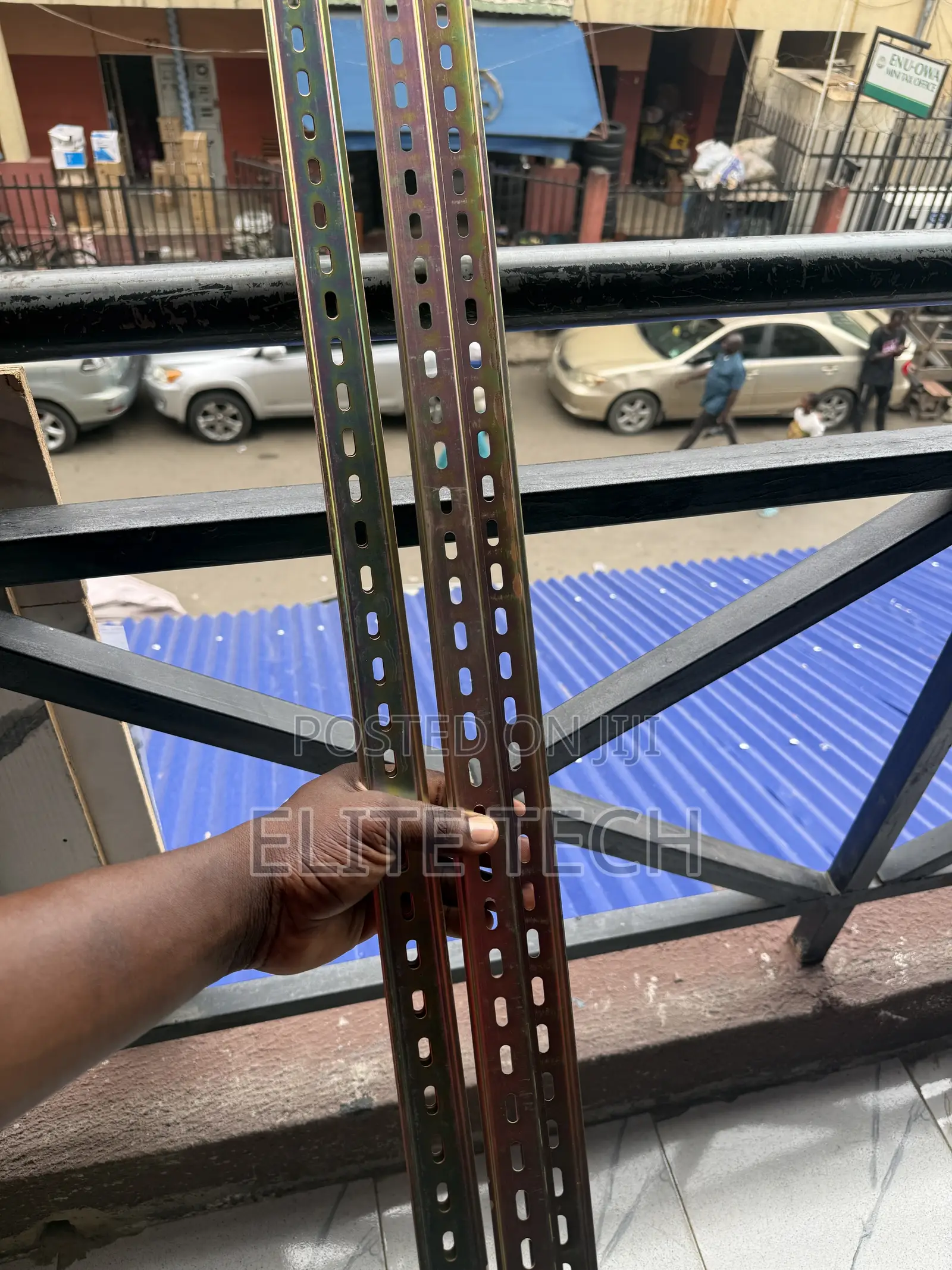 2. High-Quality Slotted Metallic DIN Rail – Heavy Duty