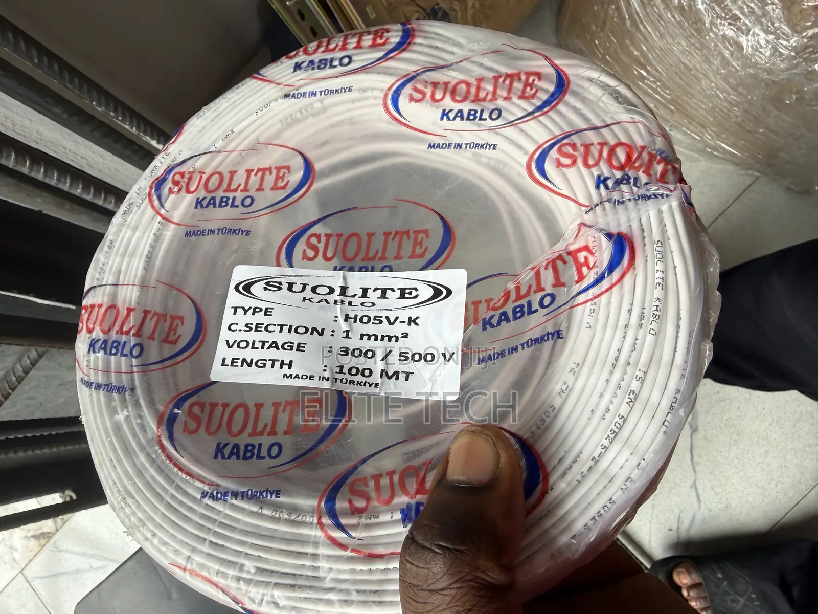 1mm Single Core Flexible Copper Cable (100m Roll) – 100% Pure Copper