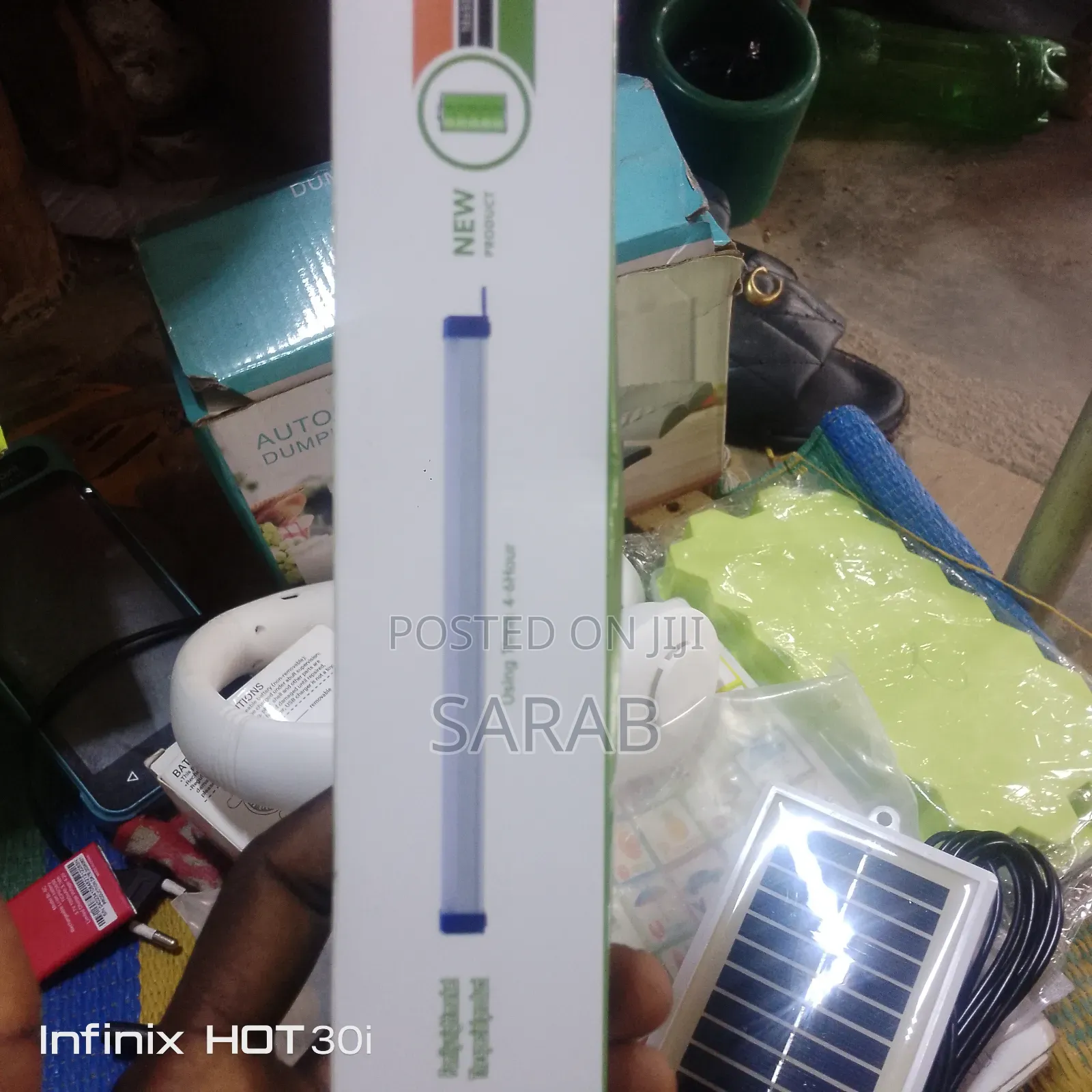 USB Lithium Battery Bulb With Solar Panel