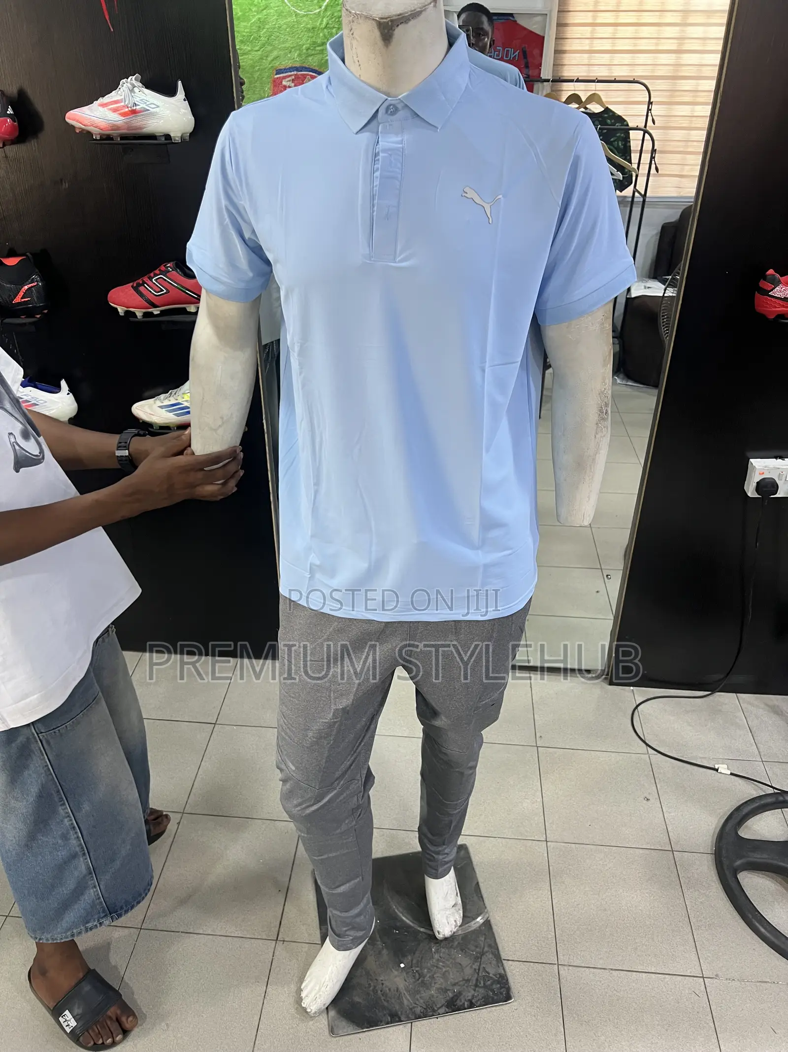 Blue Puma Gym Top & Joggers