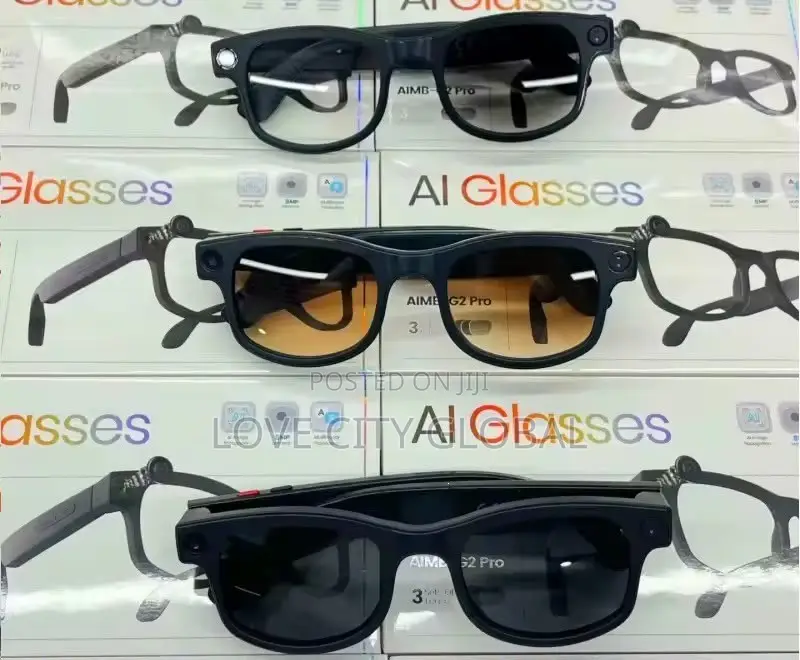 G2 Pro Ai Smart Glass 8MP 4K HD Camera Translate Chatgpt BT Cal 3 Lens