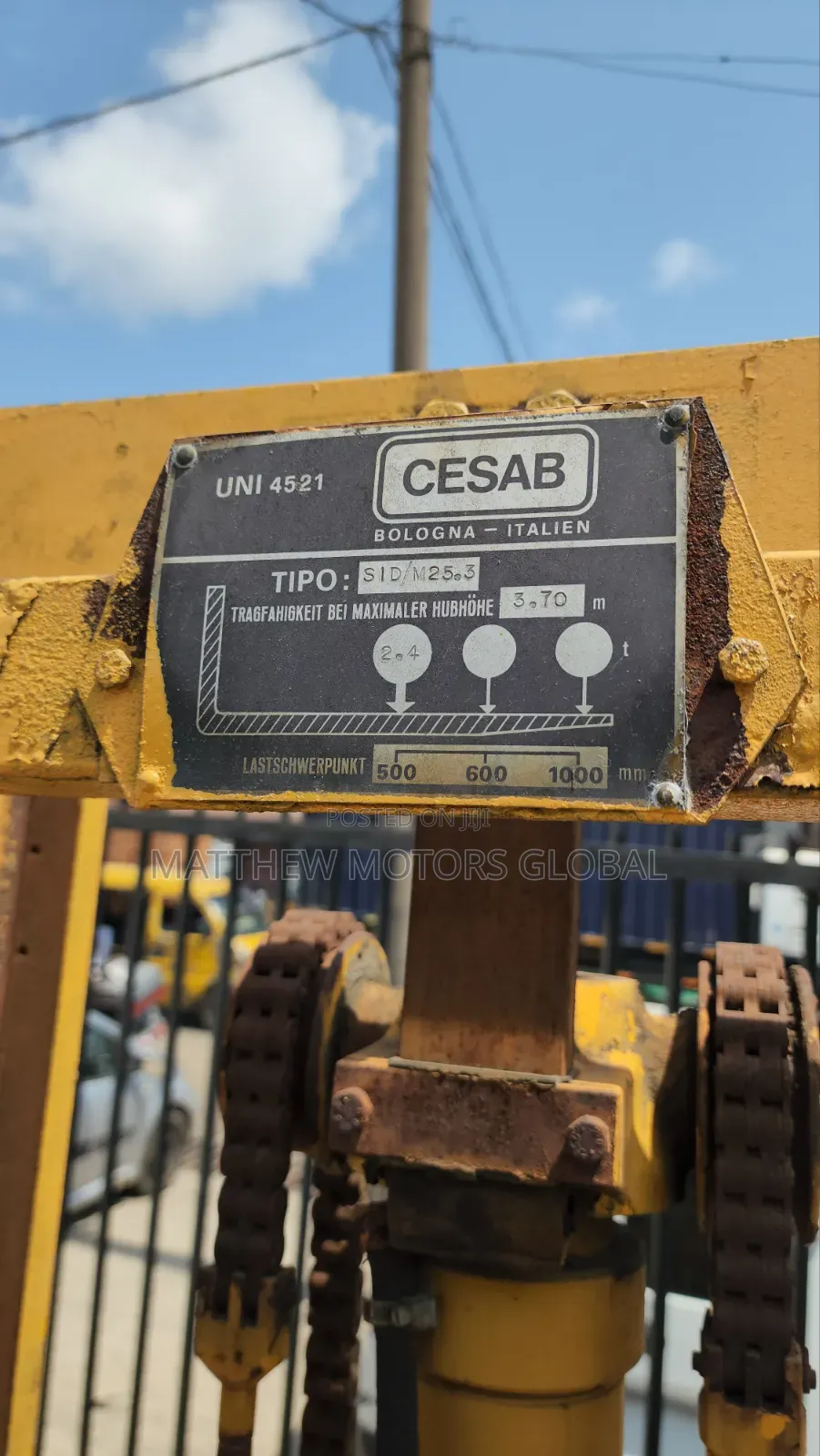 Foreign Used Cesab Forklift – 2.4 Ton Capacity