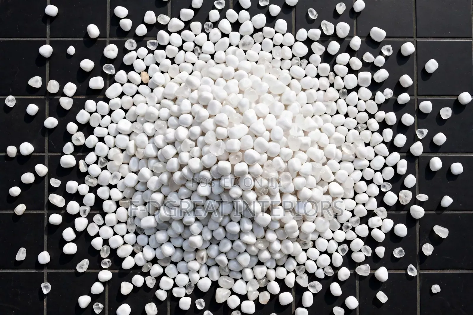 White Stone for Flower Pot