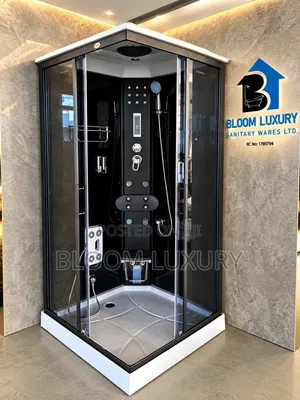 Black Framed Shower Room Enclosure