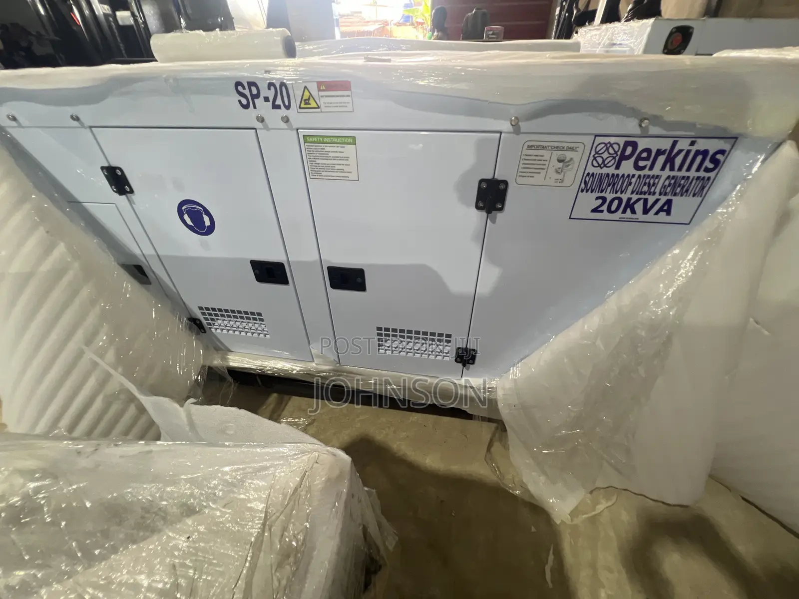 20kva Brand New Perkins Soundproof Diesel Generators 100% Copper 