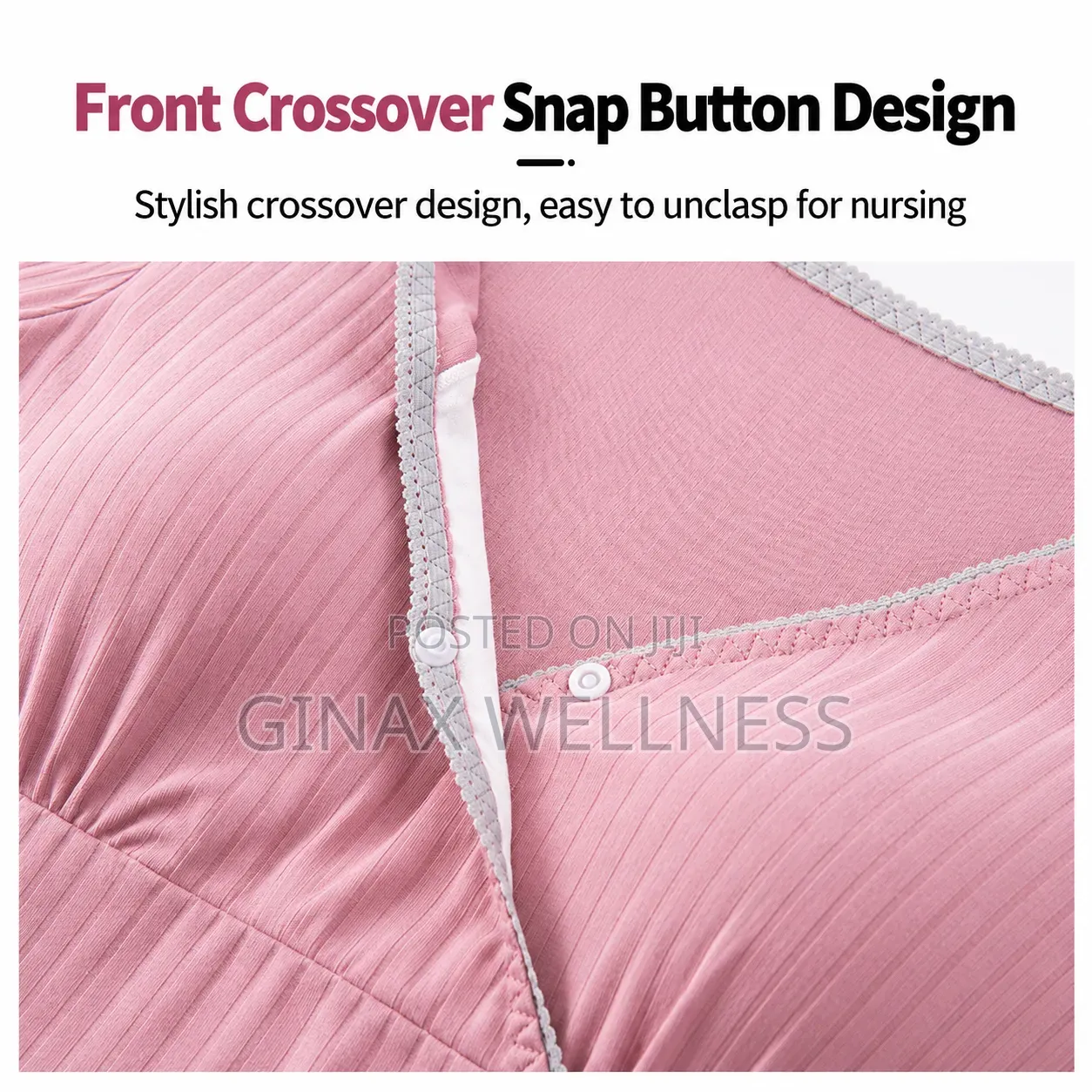 Maternity and Nursing Gowns With Built-in Bra Pads (M-3xl)