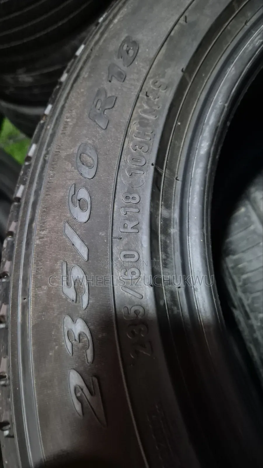 235/60/18 Pirelli RUNFLAT